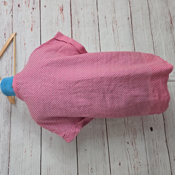 Jaeger Pink Short Sleeve Blouse Size 12 - Picture 11 of 17